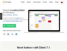 Tablet Screenshot of cz.emclient.com